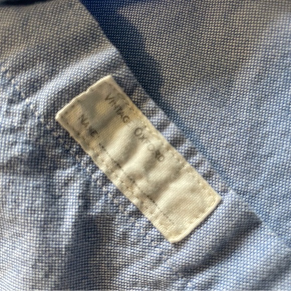 J. CREW Short Sleeve Oxford Shirt EUC - Picture 4 of 5